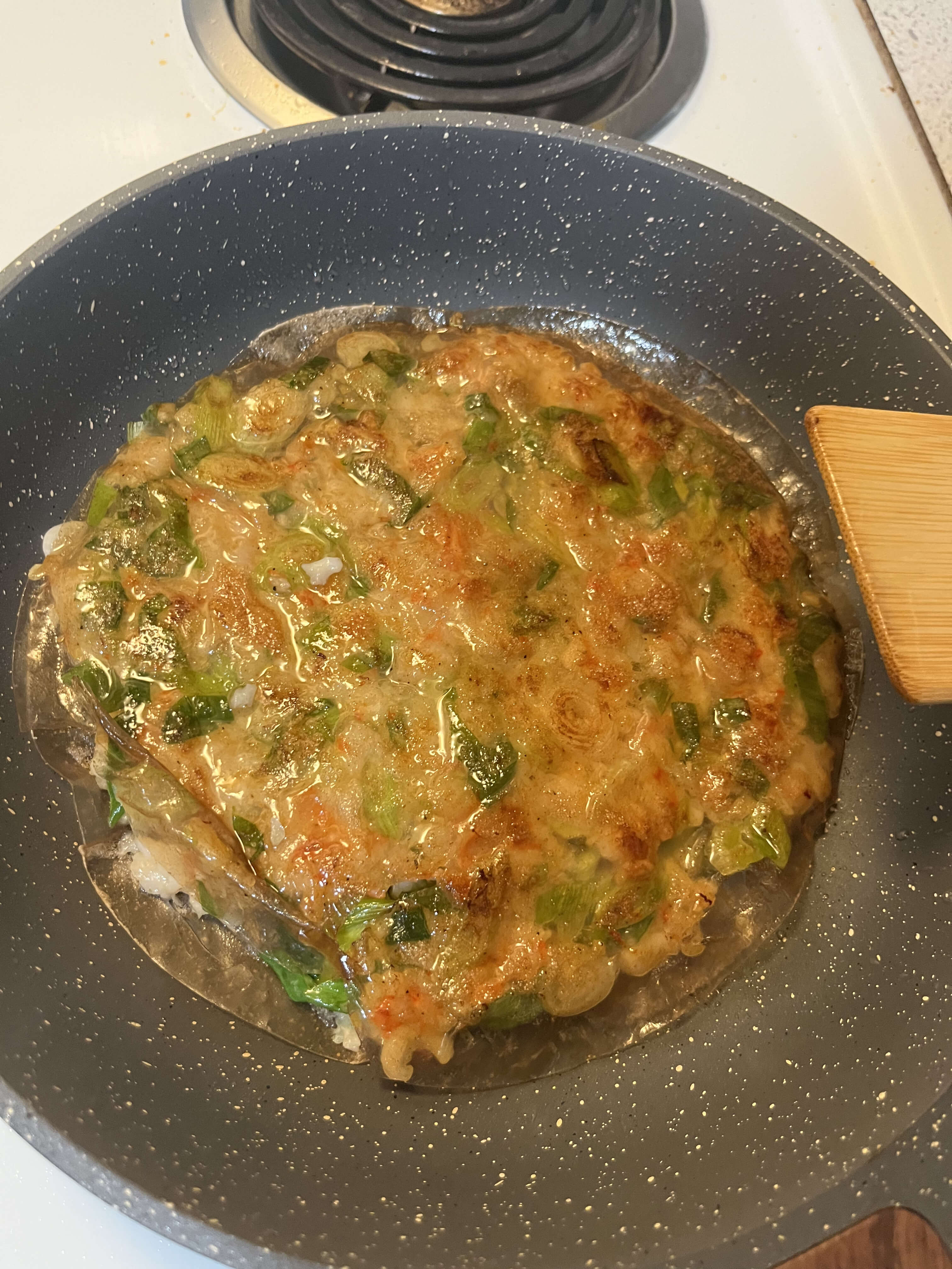 Shrimp Rice Paper Pancake